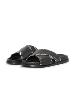 ICHI accessories IATALIA Sandalen Blackw.Creme New