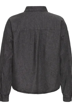 Ichi IHARCHER Denim blouse Washedblack Clearance