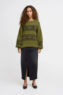 Ichi IHBARISA Pullover Mayfly Discount