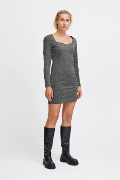 Ichi IHKATE Jurk Black Outlet