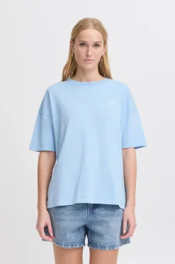 Ichi IHNABINO T-shirt DellaRobbiaBlue Sale