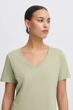 Ichi IHPALMER T-shirt Tea New