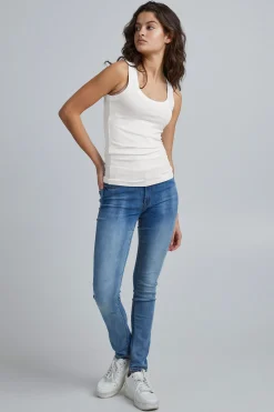 Ichi IHZOLA Top White Fashion