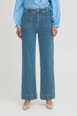 Atelier Rêve IRELOI Jeans Mediumblue New