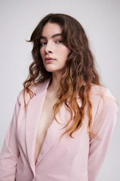 Ichi KateIH blazer RoseSmokeMelange Clearance