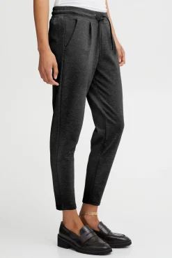Ichi KateIH broek - cropped DarkGreyMelange Clearance